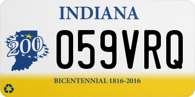 IN license plate 059VRQ