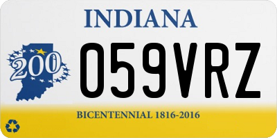 IN license plate 059VRZ