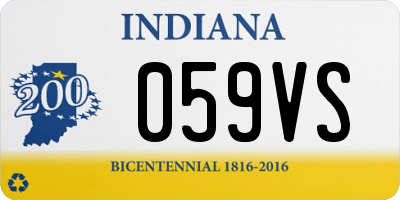 IN license plate 059VS
