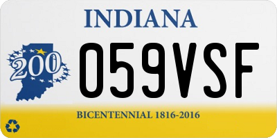 IN license plate 059VSF