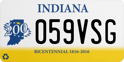 IN license plate 059VSG