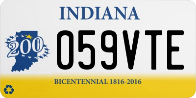 IN license plate 059VTE