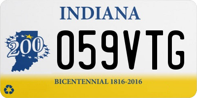 IN license plate 059VTG
