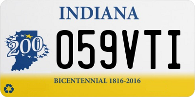 IN license plate 059VTI