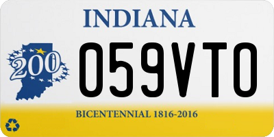 IN license plate 059VTO