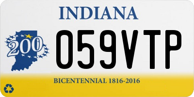 IN license plate 059VTP