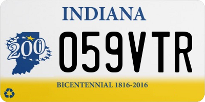 IN license plate 059VTR