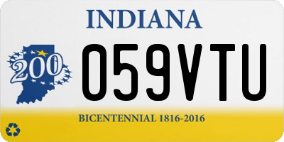 IN license plate 059VTU