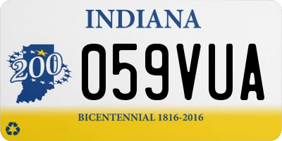 IN license plate 059VUA