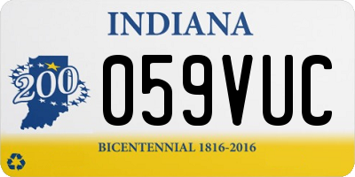IN license plate 059VUC