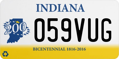 IN license plate 059VUG