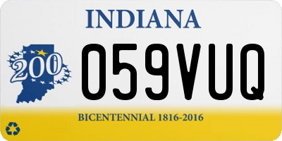 IN license plate 059VUQ