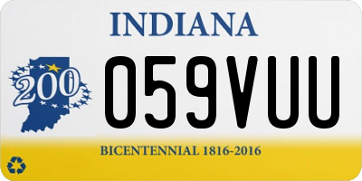 IN license plate 059VUU