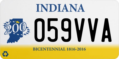 IN license plate 059VVA
