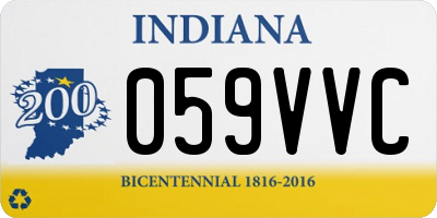 IN license plate 059VVC