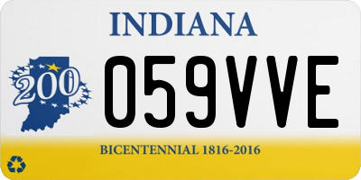 IN license plate 059VVE