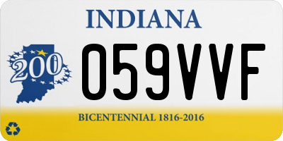 IN license plate 059VVF