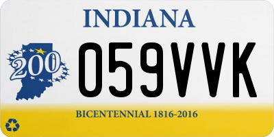 IN license plate 059VVK