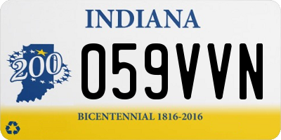 IN license plate 059VVN