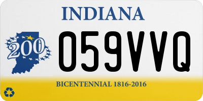 IN license plate 059VVQ