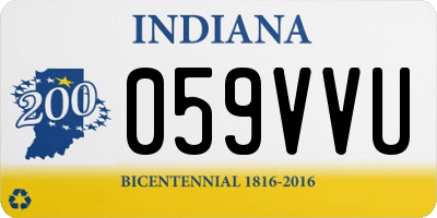 IN license plate 059VVU