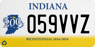 IN license plate 059VVZ