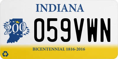 IN license plate 059VWN