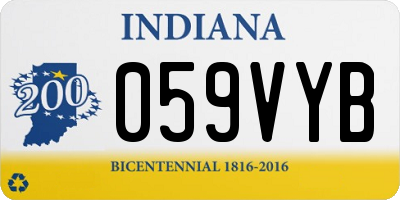 IN license plate 059VYB