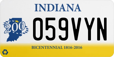 IN license plate 059VYN