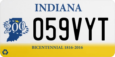 IN license plate 059VYT