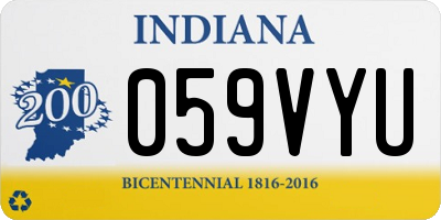 IN license plate 059VYU