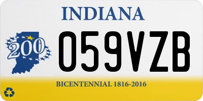 IN license plate 059VZB
