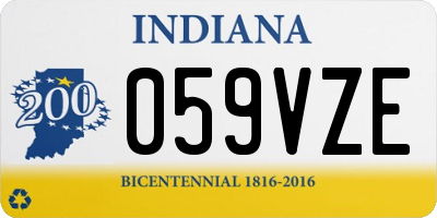 IN license plate 059VZE