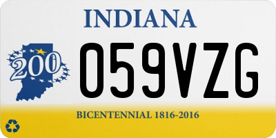 IN license plate 059VZG