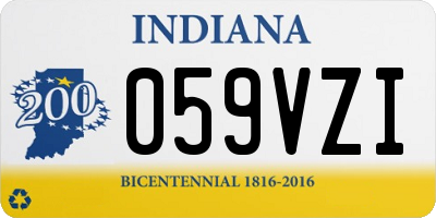 IN license plate 059VZI