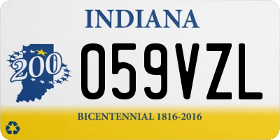 IN license plate 059VZL