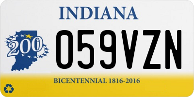 IN license plate 059VZN