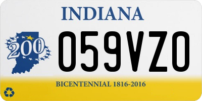 IN license plate 059VZO
