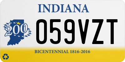 IN license plate 059VZT