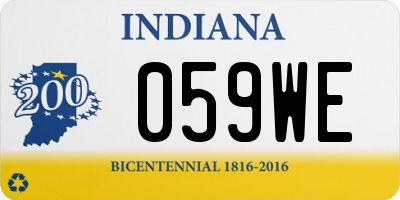 IN license plate 059WE