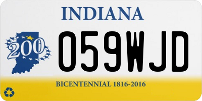 IN license plate 059WJD