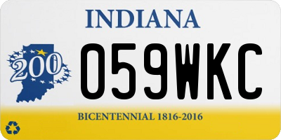 IN license plate 059WKC