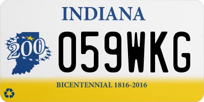 IN license plate 059WKG