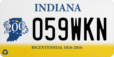 IN license plate 059WKN