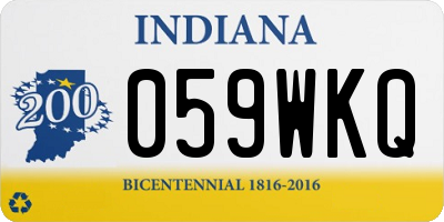 IN license plate 059WKQ