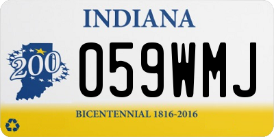 IN license plate 059WMJ