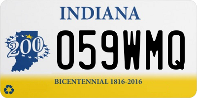 IN license plate 059WMQ