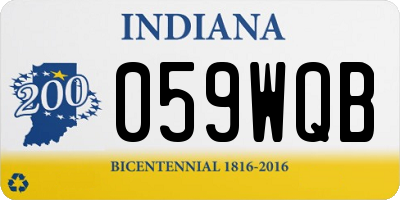 IN license plate 059WQB