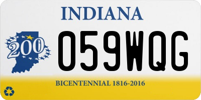 IN license plate 059WQG