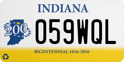 IN license plate 059WQL